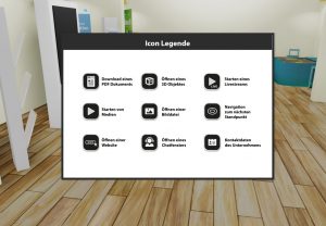 icons für interaktives online event